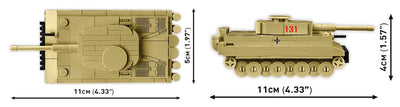 Tiger I 131 brick tank model - COBI 3095 - 161 bricks Tank Cobi