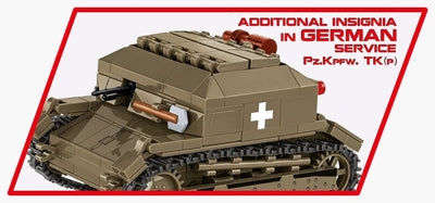 TK-3 Tankette brick model - COBI 2658 - 323 bricks Cobi