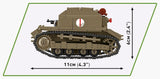 TK-3 Tankette brick model - COBI 2658 - 323 bricks Cobi
