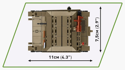 TK-3 Tankette brick model - COBI 2658 - 323 bricks Cobi