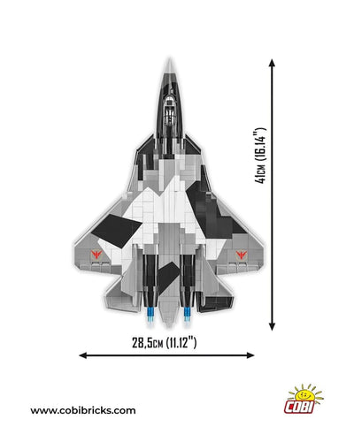Top Gun SU-57 Felon brick plane model - COBI 5921 - 816 bricks Planes Cobi