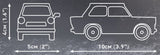 Trabant 601 brick model car - COBI 24539 - 72 bricks COBI