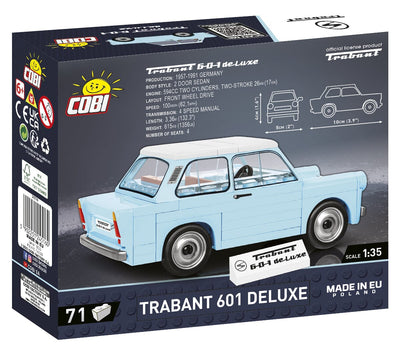 Trabant 601 Deluxe brick model car - COBI 24516 - 71 bricks COBI