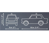 Trabant 601 Polizei brick model car - COBI 24541 - 82 bricks COBI