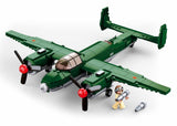 Tupolev TU-2 Bomber brick model plane - Sluban M38-B0688 - 311 bricks Planes SLUBAN