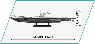 U-Boot U-96 (TYP VIIC) brick model - COBI 4847 - 444 bricks Ship Cobi