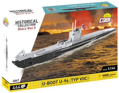 U-Boot U-96 (TYP VIIC) brick model - COBI 4847 - 444 bricks Ship Cobi