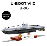 U-Boot VIIC U-96 submarine brick model - COBI 4857 - 158 bricks Ship Cobi