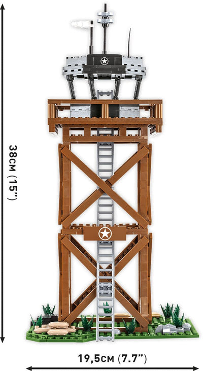 US Control Tower brick model - COBI 3125 - 664 bricks Architecture Cobi