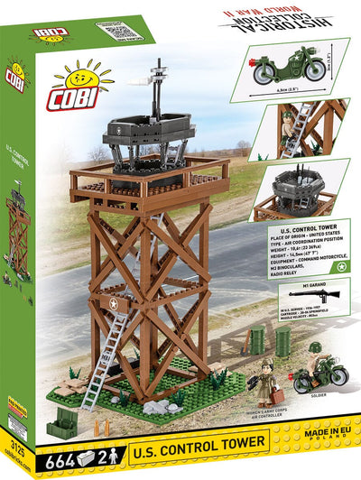 US Control Tower brick model - COBI 3125 - 664 bricks Architecture Cobi