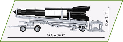 V2 rocket on Meiller vehicle brick model - COBI 3120 - 1210 bricks EXECUTIVE EDITION Other Military Cobi