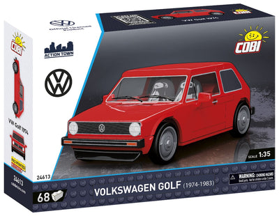 Volkswagen Golf car brick model (1974) - COBI 24613 - 68 bricks car Cobi