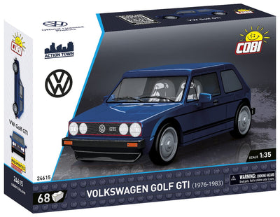 Volkswagen Golf GTI car brick model (1976) - COBI 24615 - 64 bricks car Cobi