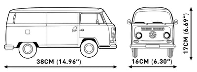 Volkswagen T2a Campervan brick model - COBI 24361 - 2775 bricks car Cobi