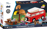 Volkswagen T2a Campingwagen brick model - COBI 24616 - 287 bricks car Cobi