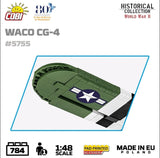 Waco CG-4 brick glider model - COBI 5755- 784 bricks Planes Cobi