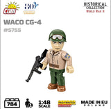 Waco CG-4 brick glider model - COBI 5755- 784 bricks Planes Cobi