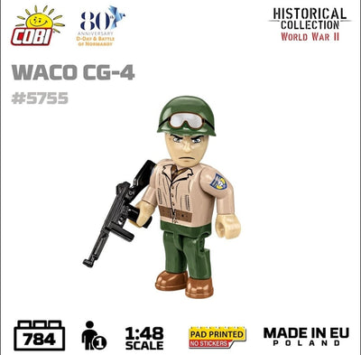Waco CG-4 brick glider model - COBI 5755- 784 bricks Planes Cobi