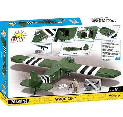Waco CG-4 brick glider model - COBI 5755- 784 bricks Planes Cobi