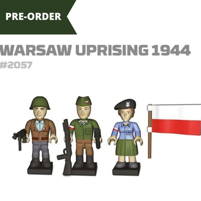 Warsaw Uprising 1944 figures - COBI 2057 - 35 bricks Parts Cobi 