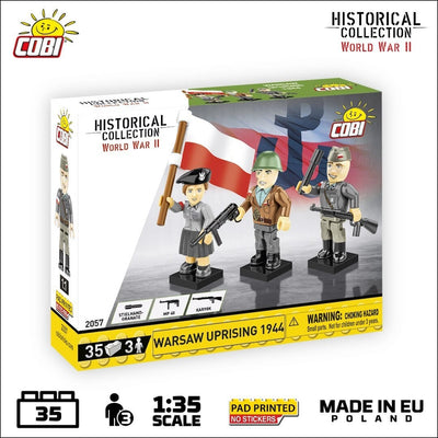 Warsaw Uprising 1944 figures - COBI 2057 - 35 bricks Parts Cobi