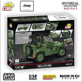 Willys MB brick model Jeep - COBI 2805 - 1207 brick Jeep model car Cobi