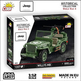 Willys MB brick model Jeep - COBI 2805 - 1207 brick Jeep model car Cobi