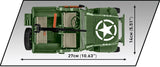 Willys MB - COBI 2804 - 1580 brick Jeep model - Executive Edition Other Military Cobi