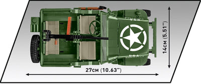 Willys MB - COBI 2804 - 1580 brick Jeep model - Executive Edition Other Military Cobi