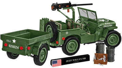 Willys MB - COBI 2804 - 1580 brick Jeep model - Executive Edition Other Military Cobi