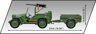 Willys MB - COBI 2804 - 1580 brick Jeep model - Executive Edition Other Military Cobi