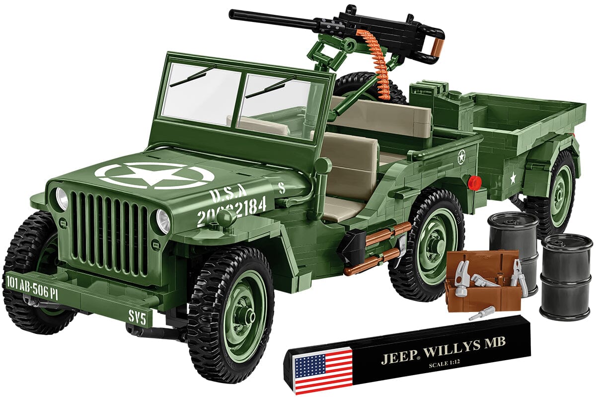 Willys MB - COBI 2804 - 1580 brick Jeep model - Executive