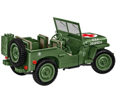 Willys MB Medical - COBI 2806 - 1131 brick Jeep model car Cobi