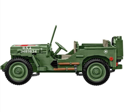 Willys MB Medical - COBI 2806 - 1131 brick Jeep model car Cobi
