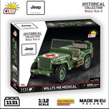 Willys MB Medical - COBI 2806 - 1131 brick Jeep model car Cobi