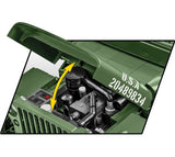 Willys MB Medical - COBI 2806 - 1131 brick Jeep model car Cobi