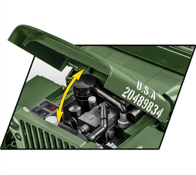 Willys MB Medical - COBI 2806 - 1131 brick Jeep model car Cobi