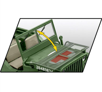 Willys MB Medical - COBI 2806 - 1131 brick Jeep model car Cobi