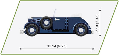 1935 Horch 830 Cabriolet - COBI 2262 - 243 Bricks - BRICKTANKS