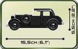 1937 Mercedes 230 WWII - COBI 2251 - 245 Bricks - 1 Figurine - BRICKTANKS