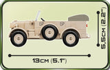 Afrika Korps 1937 Horch 901 (KFZ 15) - COBI 2256 - 178 Bricks - BRICKTANKS