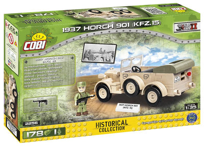 Afrika Korps 1937 Horch 901 (KFZ 15) - COBI 2256 - 178 Bricks - BRICKTANKS