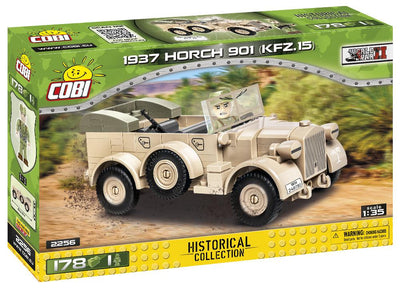 Afrika Korps 1937 Horch 901 (KFZ 15) - COBI 2256 - 178 Bricks - BRICKTANKS
