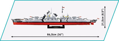 Battleship Bismarck Executive Edition - COBI 4840 - 2933 Bricks - BRICKTANKS