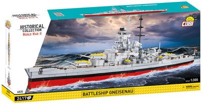 Battleship Gneisenau - COBI 4835 - 2417 Bricks - BRICKTANKS