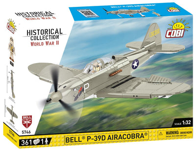 Bell P-39D Airacobra plane brick model - COBI 5746- 361 brick Planes Cobi