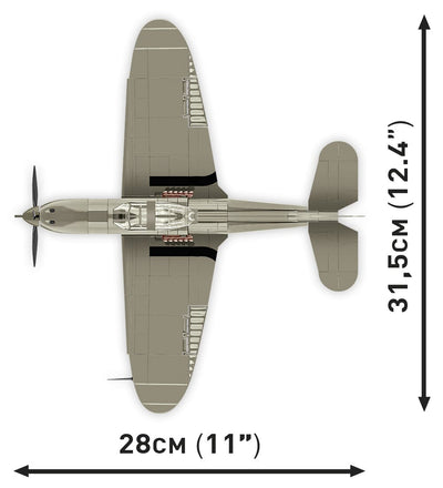 Bell P-39D Airacobra plane brick model - COBI 5746- 361 brick Planes Cobi