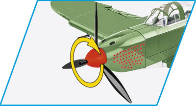 Bell P-39Q Airacobra plane brick model - COBI 5747- 380 brick Planes Cobi