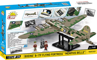 Boeing B17 "Flying Fortress" "Memphis Belle" - COBI 5749 - 1376 brick aircraft Planes Cobi