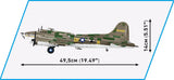 Boeing B17 "Flying Fortress" "Memphis Belle" - COBI 5749 - 1376 brick aircraft Planes Cobi